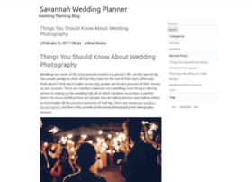 Thesavannahweddingplanner.com thumbnail
