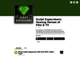 Thescriptsupervisorpodcast.buzzsprout.com thumbnail