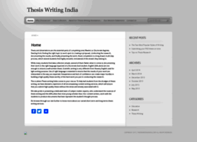 Thesiswritingindia.com thumbnail