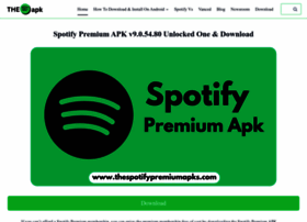 Thespotifypremiumapks.com thumbnail