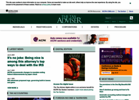 Thetaxadviser.com thumbnail
