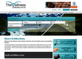 Thewellnessdirectory.co.nz thumbnail