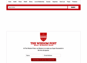 Thewisdompost.com thumbnail