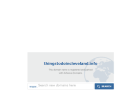 Thingstodoincleveland.info thumbnail