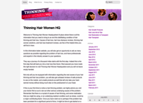 Thinninghairwomenhq.com thumbnail