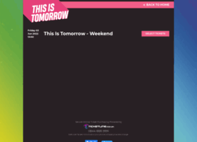 Thisistomorrow.ticketline.co.uk thumbnail