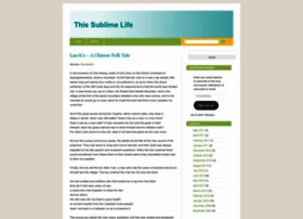 Thissublimelife.wordpress.com thumbnail