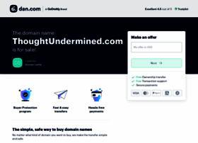 Thoughtundermined.com thumbnail
