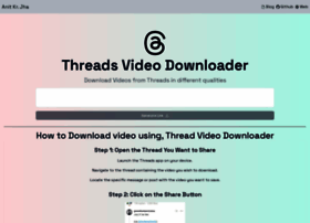 Threads-video-donwloader.vercel.app thumbnail
