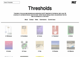 Thresholdsjournal.com thumbnail