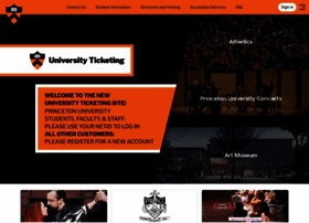 Tickets.princeton.edu thumbnail