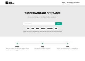 Tiktokhashtags.com thumbnail Tiktokhashtags.com thumbnail
