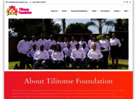Tilitonsefoundation.org thumbnail