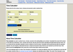 Timecalculator.net thumbnail