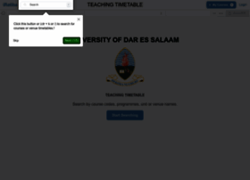 Timetable.udsm.ac.tz thumbnail Timetable.udsm.ac.tz thumbnail