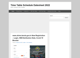 Timetableschedule.co.in thumbnail