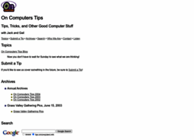 Tips.oncomputers.info thumbnail