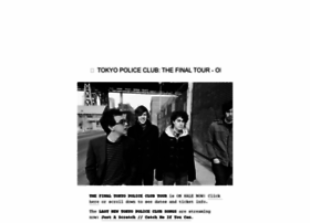 Tokyopoliceclub.com thumbnail