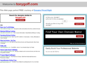 Tonygoff.com thumbnail