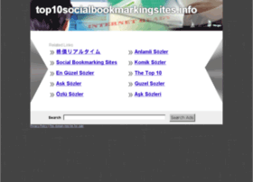 Top10socialbookmarkingsites.info thumbnail