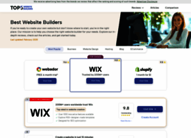 Top5-websitebuilders.com thumbnail