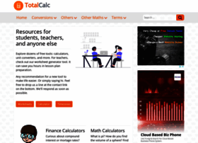 Totalcalc.com thumbnail
