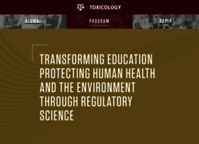 Toxicology.tamu.edu thumbnail
