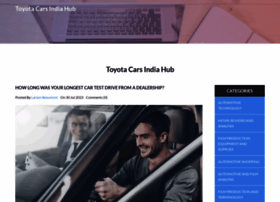 Toyotacarsindia.in thumbnail