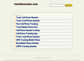 Trackthenumber.com thumbnail