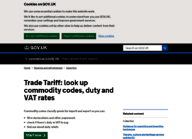 Trade-tariff.service.gov.uk thumbnail