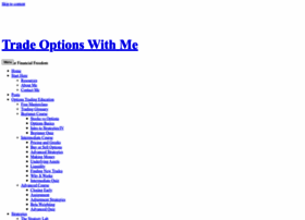 Tradeoptionswithme.com thumbnail