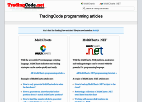 Tradingcode.net thumbnail