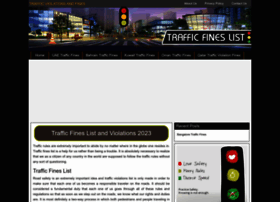 Trafficfineslist.com thumbnail