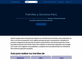Tramites.com.pe thumbnail