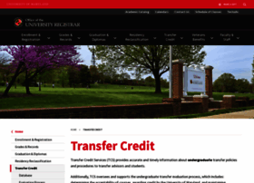 Transfercredit.umd.edu thumbnail