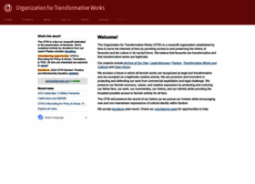 Transformativeworks.org thumbnail