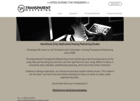 Transparent-mastering.com thumbnail