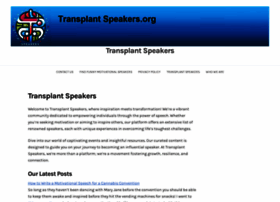 Transplant-speakers.org thumbnail