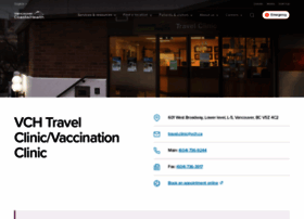 Travelclinic.vch.ca thumbnail