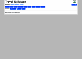 Traveltajikistan.com thumbnail