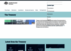 Treasury.gov.au thumbnail
