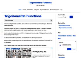 Trigonometricfunctions.com thumbnail