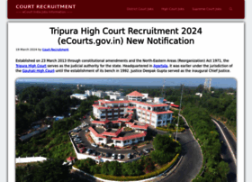 Tripurahigh.courtrecruitment.com thumbnail