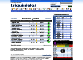 triquinielas.com at WI. Resultados Quinielas |