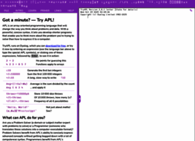 Tryapl.org thumbnail Tryapl.org thumbnail