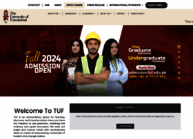 Tuf.edu.pk thumbnail