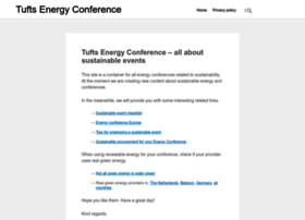 Tuftsenergyconference.com thumbnail
