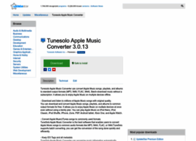 Tunesolo-apple-music-converter.updatestar.com thumbnail