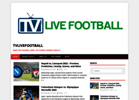 Tvlivefootball.com thumbnail
