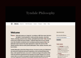 Tyndalephilosophy.com thumbnail